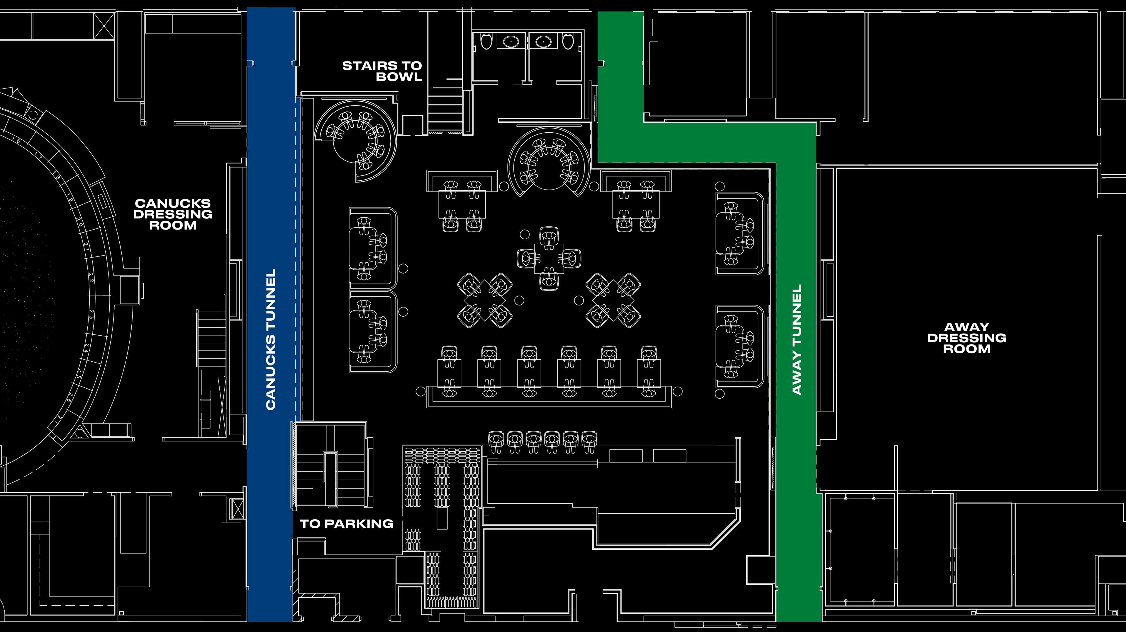 Event Level Club floor plan